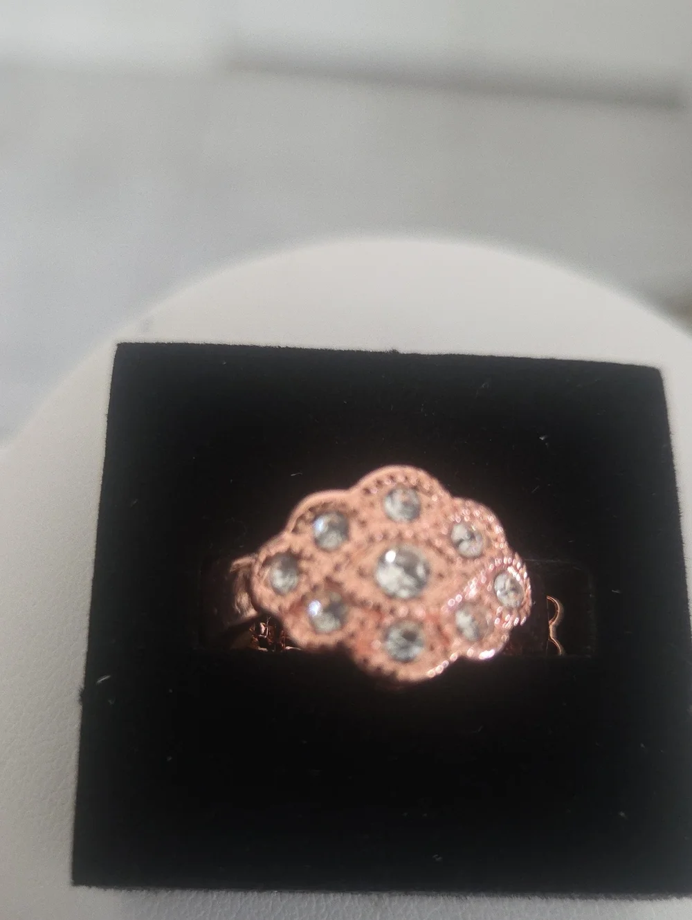 Paparazzi Floral Frou Frpu Copper Ring NWT